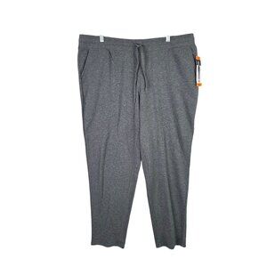 Womens Champion Gray Charcoal Joggers Drawstring Waist & Pockets Size XXL